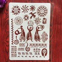 egyptian hieroglyph a4 2921cm diy stencils wall painting scrapbook coloring embossing album decorative paper card template