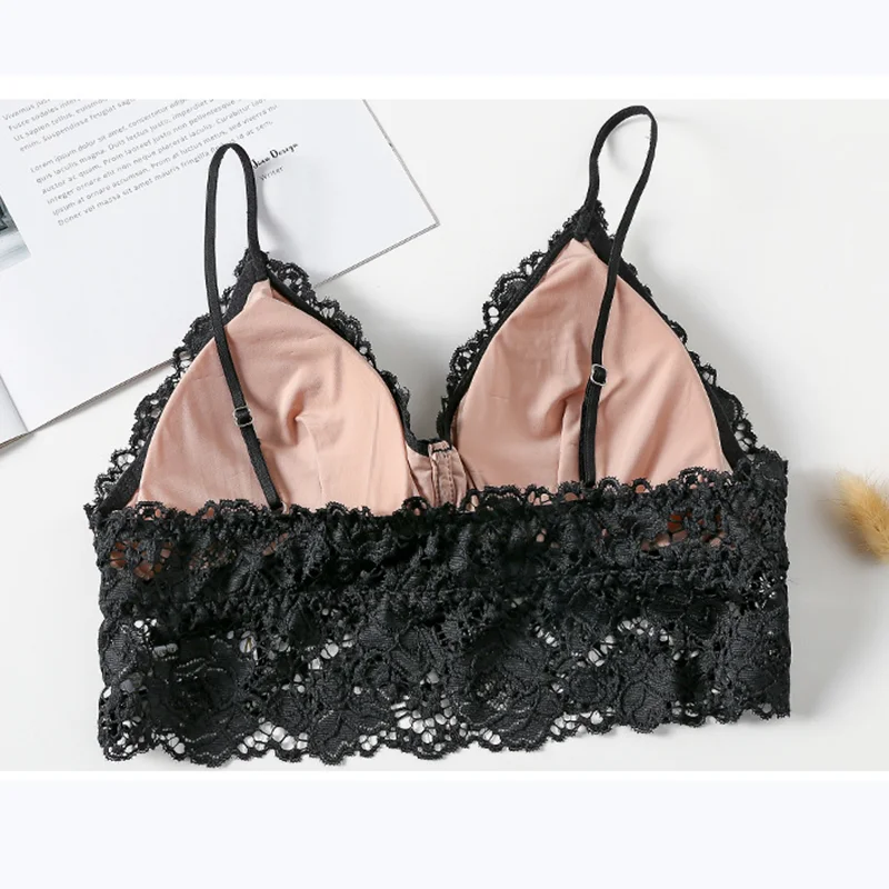 

New Sexy Beauty Back Bra Women Wireless Triangle Underwear Gather Push Up Backless Lingerie Seamless Bralette