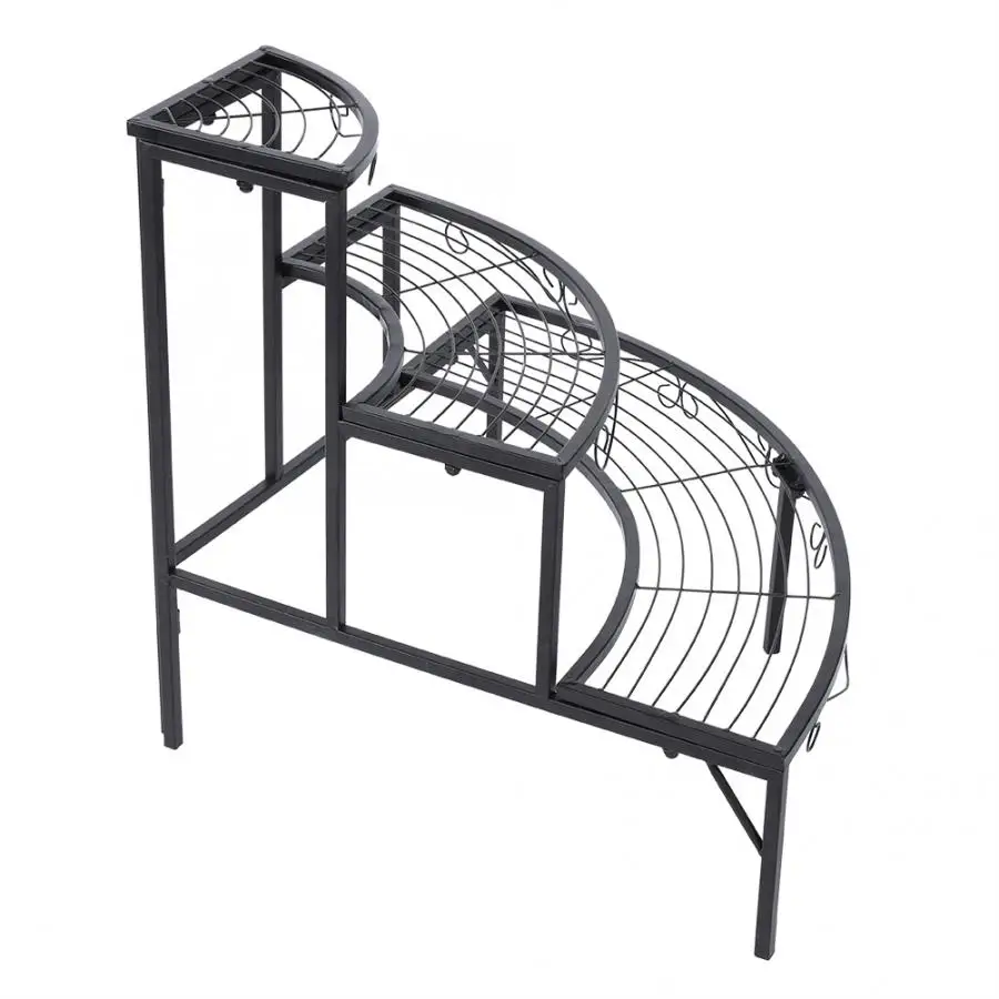 3 уровневая стойка для хранения растений угловая полка домашнего растения