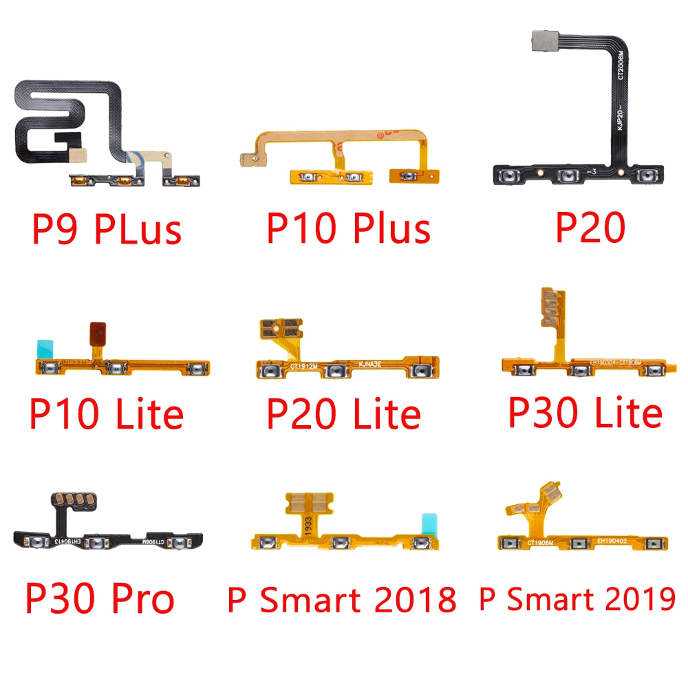 Кнопка включения/выключения питания для HuaWei P30 P20 Pro P10 P9 Plus Lite P Smart 2018 Бесшумная