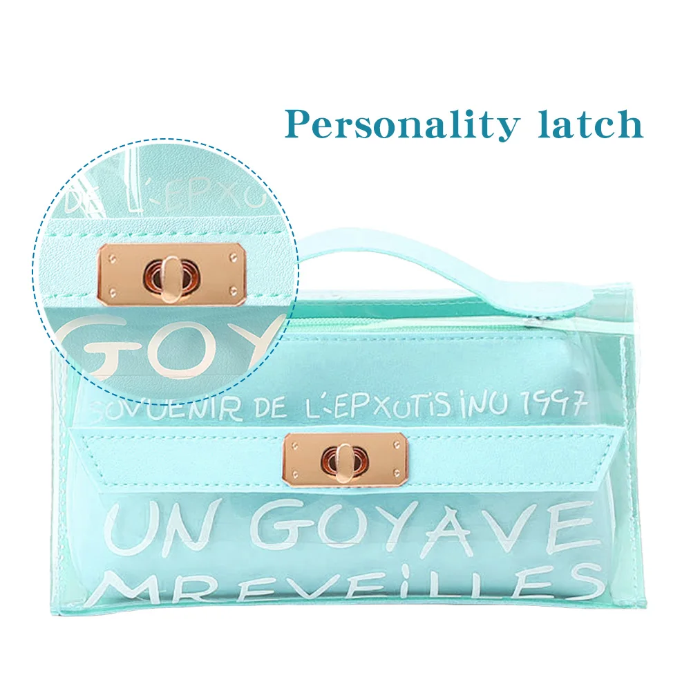Large capacity kawaii girl cosmetic bag pencil school storage supplies stationery box | Канцтовары для офиса и дома