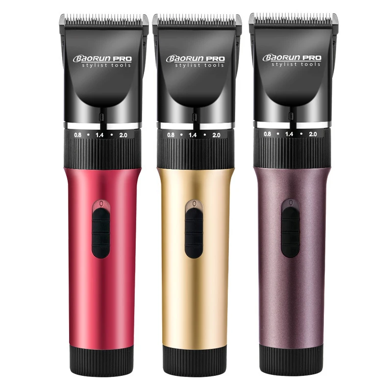 BaoRun-cortadora de pelo profesional X6 para hombre y beb&eacute;, Afeitadora el&eacute;ctrica recargable, inal&aacute;mbrica, para peluquer&iacute;a-5