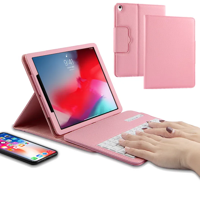 Чехол для iPad Pro 11 10 5 9 7 защитный со съемной беспроводной Bluetooth клавиатурой чехол 2018