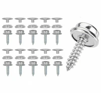 20pcsset steel canvas screw snap fasteners canvas kit jackets boat handbags screw cover stud snap for leather