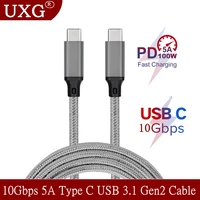 5a type c cable 3m usb 3 1 gen 2 to c pd 100w data 10gbps 4k hd for vr samsung vr quick charge 4 0 fast charging usb c cord