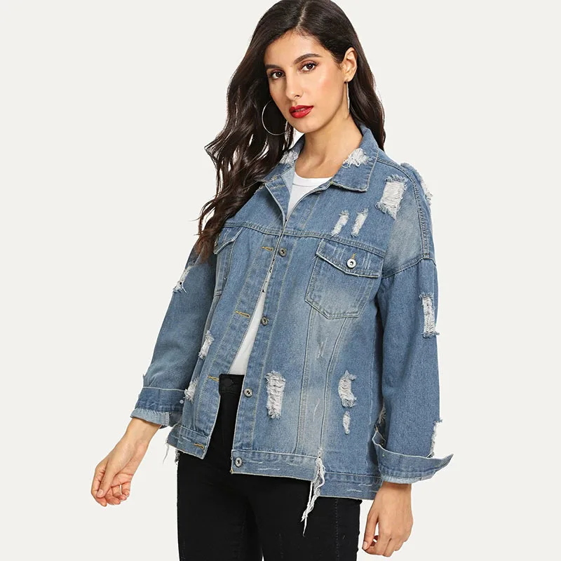 Denim Jackets Ladies Spring Autumn New 