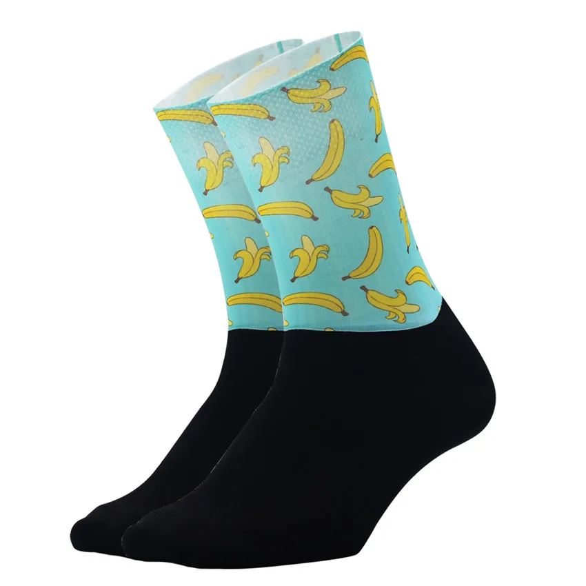 Мужские и женские носки для велоспорта из высокопрочной ткани противоскользящие