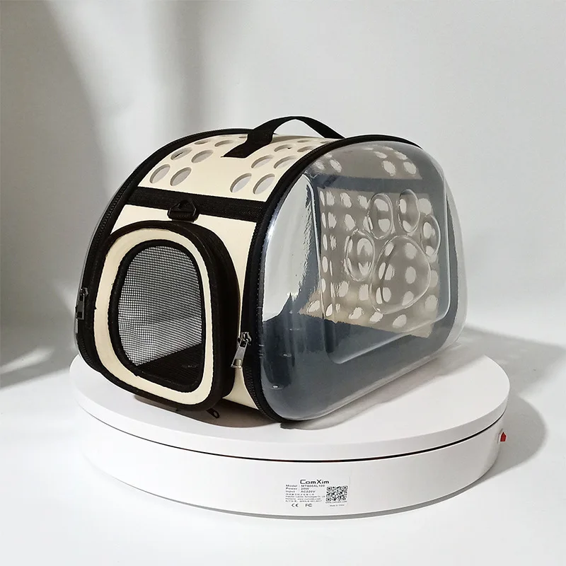 

Transparent foldable pet cat backpack dog supplies out carrying case cat carrier dog bag dog carrier travel accessories