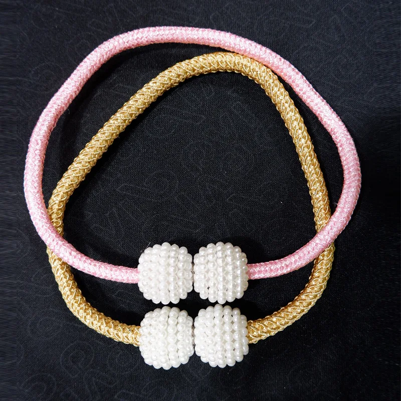 1pc Pearl Magnetic Curtain Clip Holders Tieback Buckle Clips Hanging Ball Tie Back Accessories Home Decor | Дом и сад