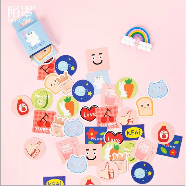 1 компл./лот Kawaii Канцелярские Стикеры s известная картина украшение для альбома мобильный стикер s Скрапбукинг DIY ремесло стикер - Цвет: MoDengFuKeShiDai