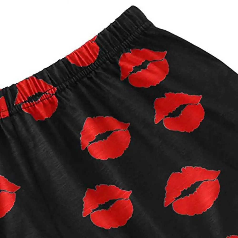 

2021 Women's Sleepwear Cute Print Cotton Pajamas Set Casual Shorts Short Sleeve T-Shirt Sleepwear Nightwear Set pijama mujer