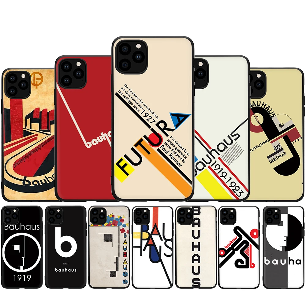 BAUHAUS мягкий силиконовый чехол для телефона iphone 5 5s SE 2020 6 6s 7 8 Plus X XR XS Max 11 Pro |
