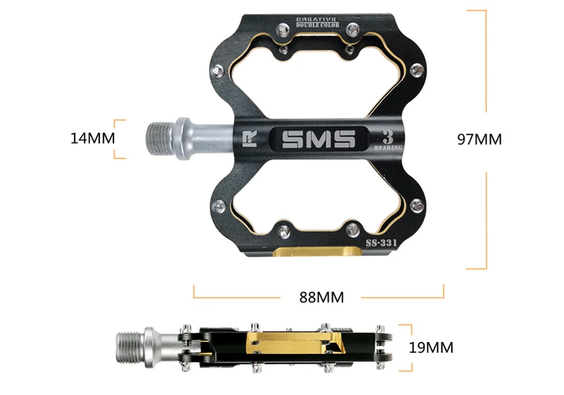 Ультралегкая велосипедная педаль из алюминиевого сплава педали для горного