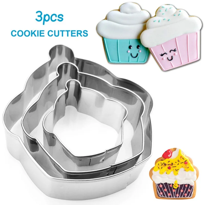 3 шт. формочки для выпечки из нержавеющей стали|Инструменты печенья| |