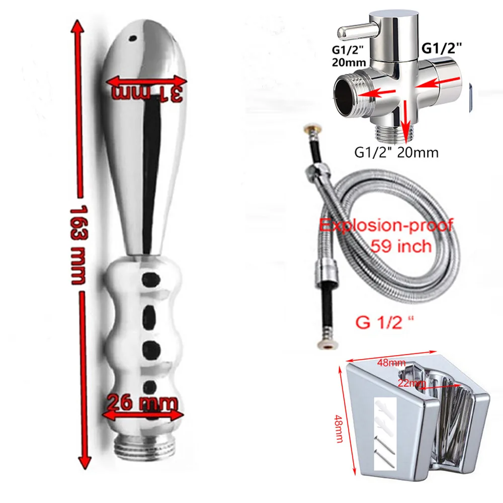 Wetips портативная гигиена анального отверстия клизма для душа биде путешествий