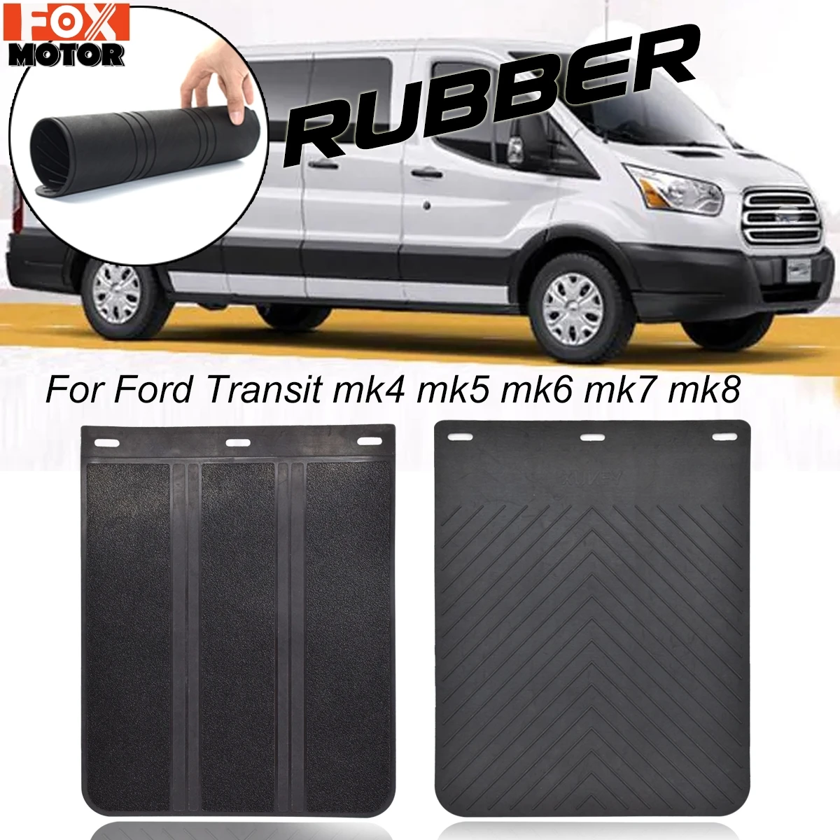 Резиновые Брызговики для Ford Transit Courier Tourneo Nugget Motorhome Camper Van Conversion 4X4|Грязезащита| |