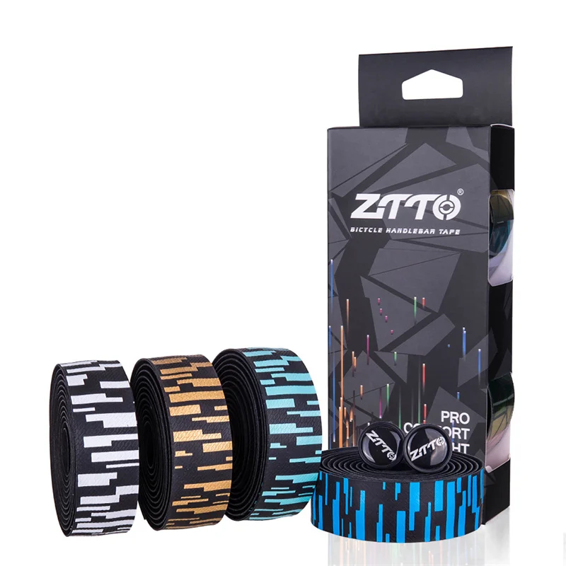 

Ремешок для руля велосипеда с лентой EVA PU, прочный и ударопрочный ремешок для руля «метеоритный дождь» с градиентом