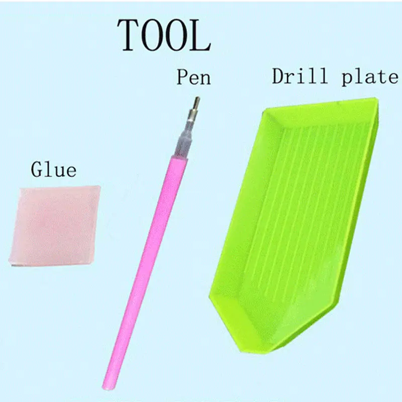 WUJIE Совы полная круглая Алмазная картина Сделай Сам Вышивка крестиком картины