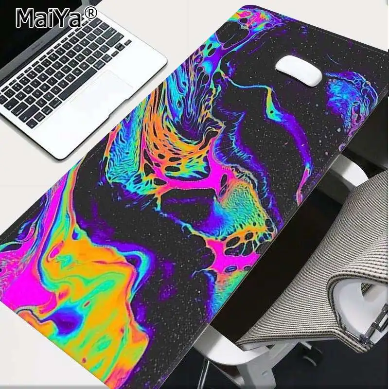 

MaiYa Colorful marble Art Funny Rubber Mouse Durable Desktop Mousepad Size for Keyboards Mat boyfriend Gift