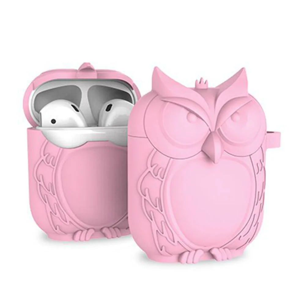 Беспроводной Легкий силиконовый портативный ударопрочный чехол в форме Совы