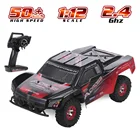 Гоночный автомобиль Wltoys 12423 112 2,4G RC, 50 кмч, высокоскоростной грузовик с коротким ходом, 4WD RTR Радиоуправляемый автомобиль для детей, детские игрушки