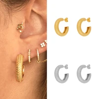 minimalist stud earrings 925 sterling silver ear needle korean style cz fashion earrings luxury jewelry for women birthday gifts