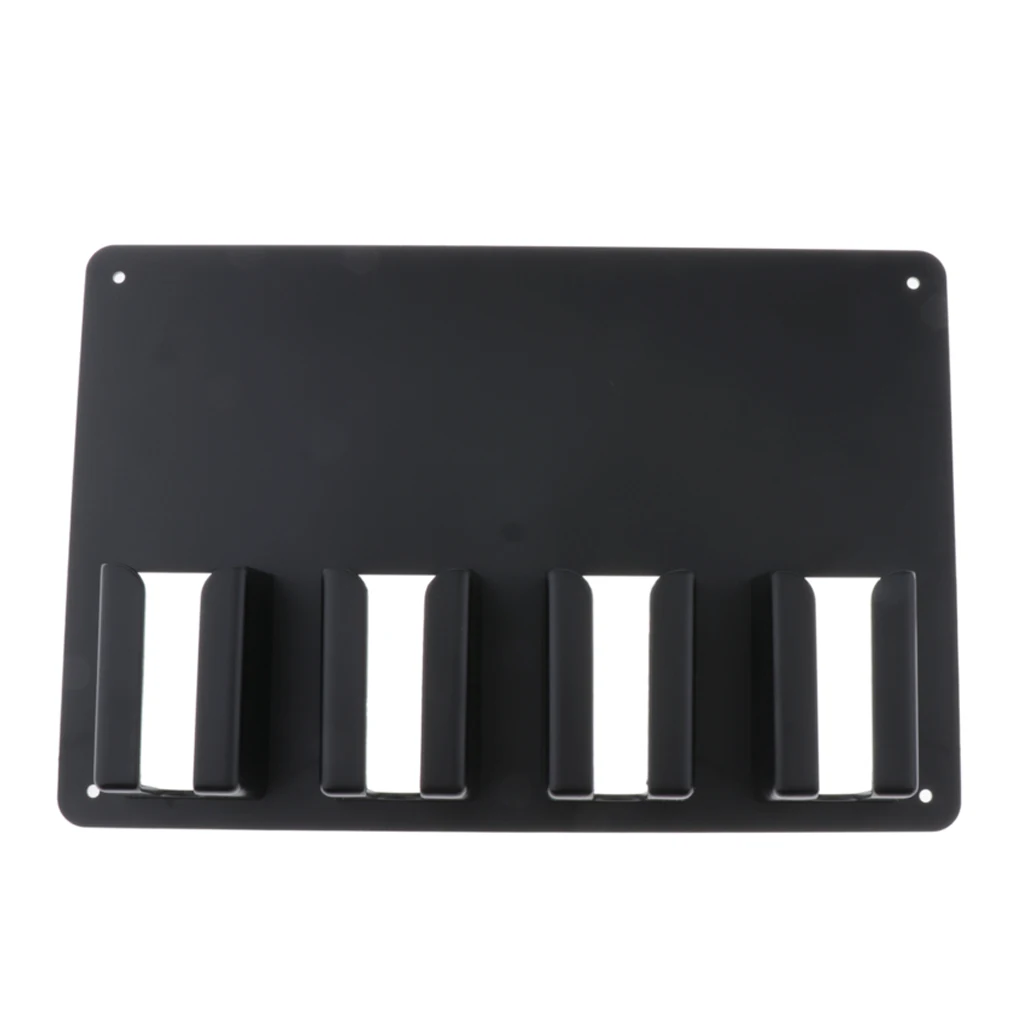 

Pack Of 2 4 Holes Plastic Hair Storage Holder Hairbrush Comb Stand