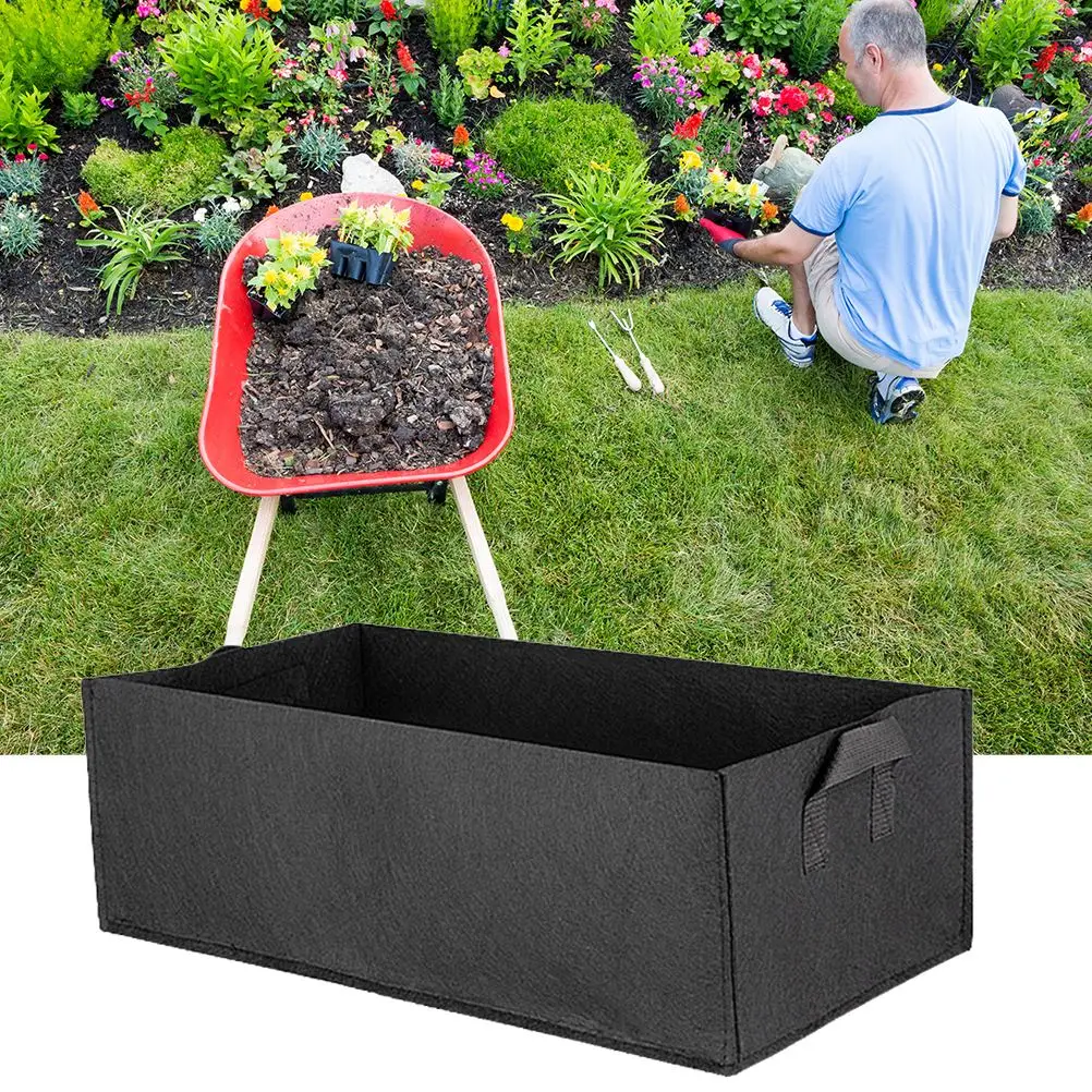 Тканевые горшки для выращивания растений Нетканый мешок посадки цветов