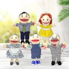 30 см семейная кукла с открытым ртом, Новая Детская выставка, мама и папа, ventriloquist для того, чтобы сказать, что детская кукла, ролевая игра, рука