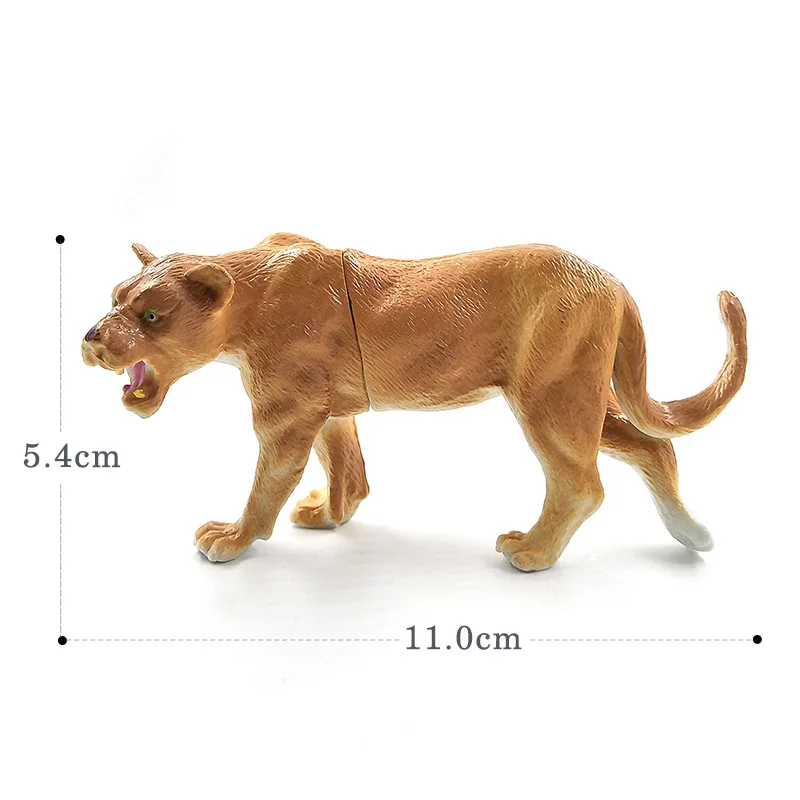 Искусственный лев лес животное модель Реалистичная фигурка домашний декор