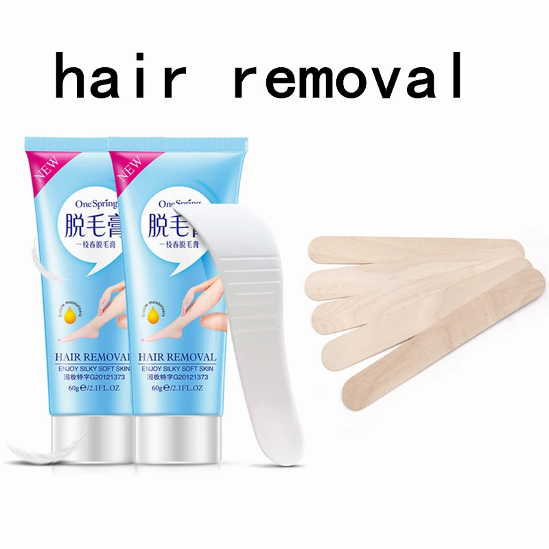 Крем для безболезненного удаления волос 60 г эффективный крем тела ног бикини