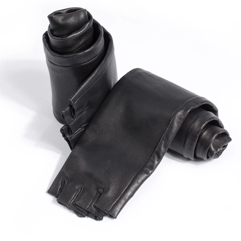 Перчатки из овечьей кожи без пальцев 30 80 см|leather fingerless|long leather fingerless glovesfingerless gloves