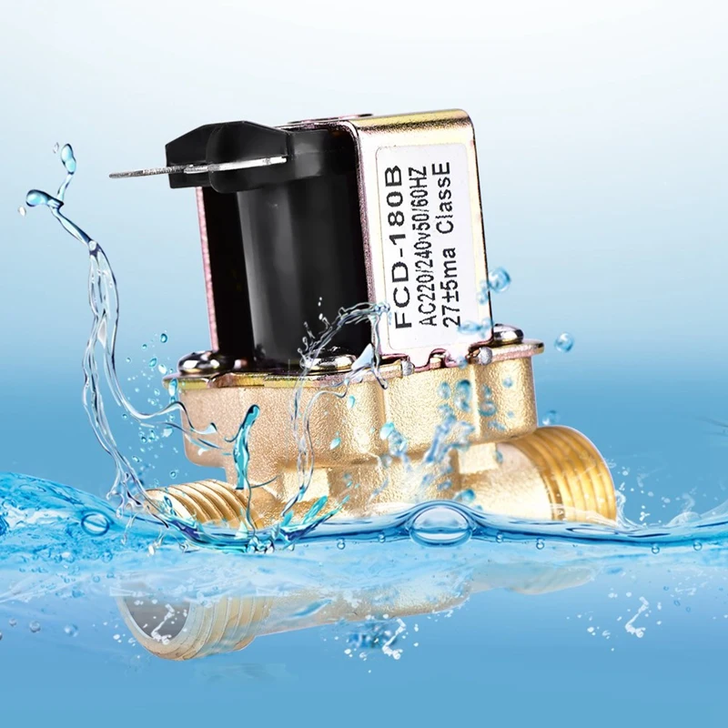 Нормально закрытый Электрический электромагнитный магнитный клапан для насосов