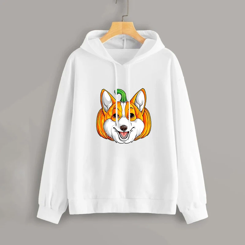 Женская толстовка с капюшоном и принтом в стиле Харадзюку | одежда