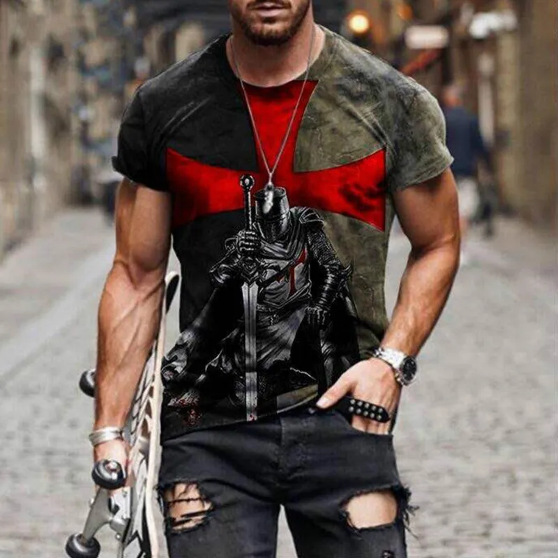

Men's women's T-shirt, Roman style, fashion 3D printed T-shirt, 2021 short sleeve T-shirt, fashionable trend is novel