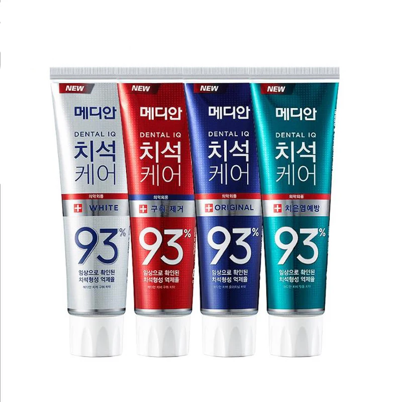 

Median Dental Care 93% Advanced Tartar Solution Toothpaste 120g*3pcs Korea Whitening Smoke Stains Remove Teeth Oral