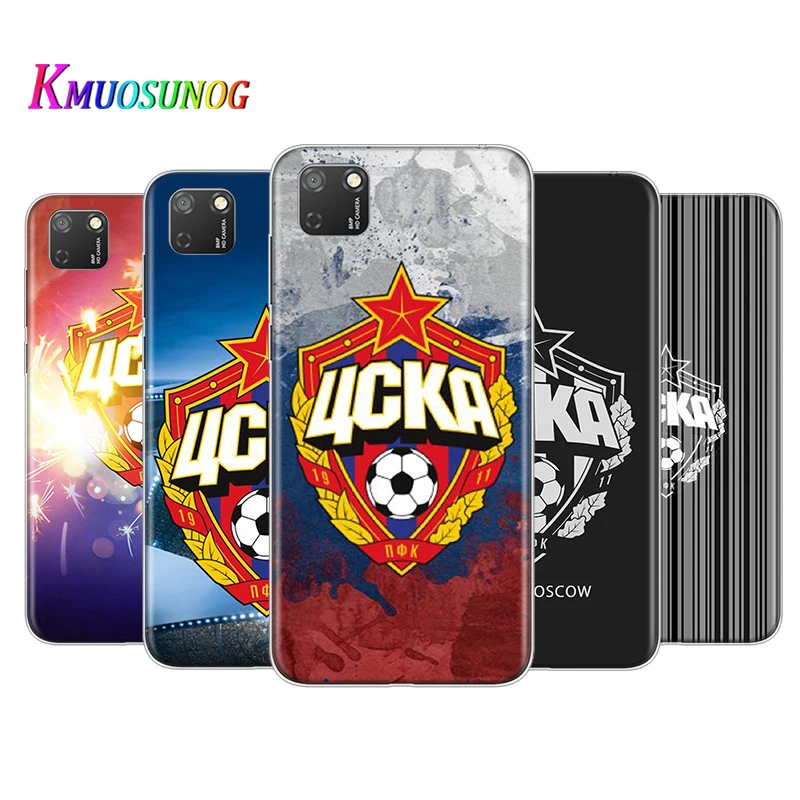 

Transparent Cover HOT Russia PFC CSKA For Honor 9 9S 9A 9C 9X 9N 9i V9 10 10i 10X X10 Lite Pro Shockproof Phone Case