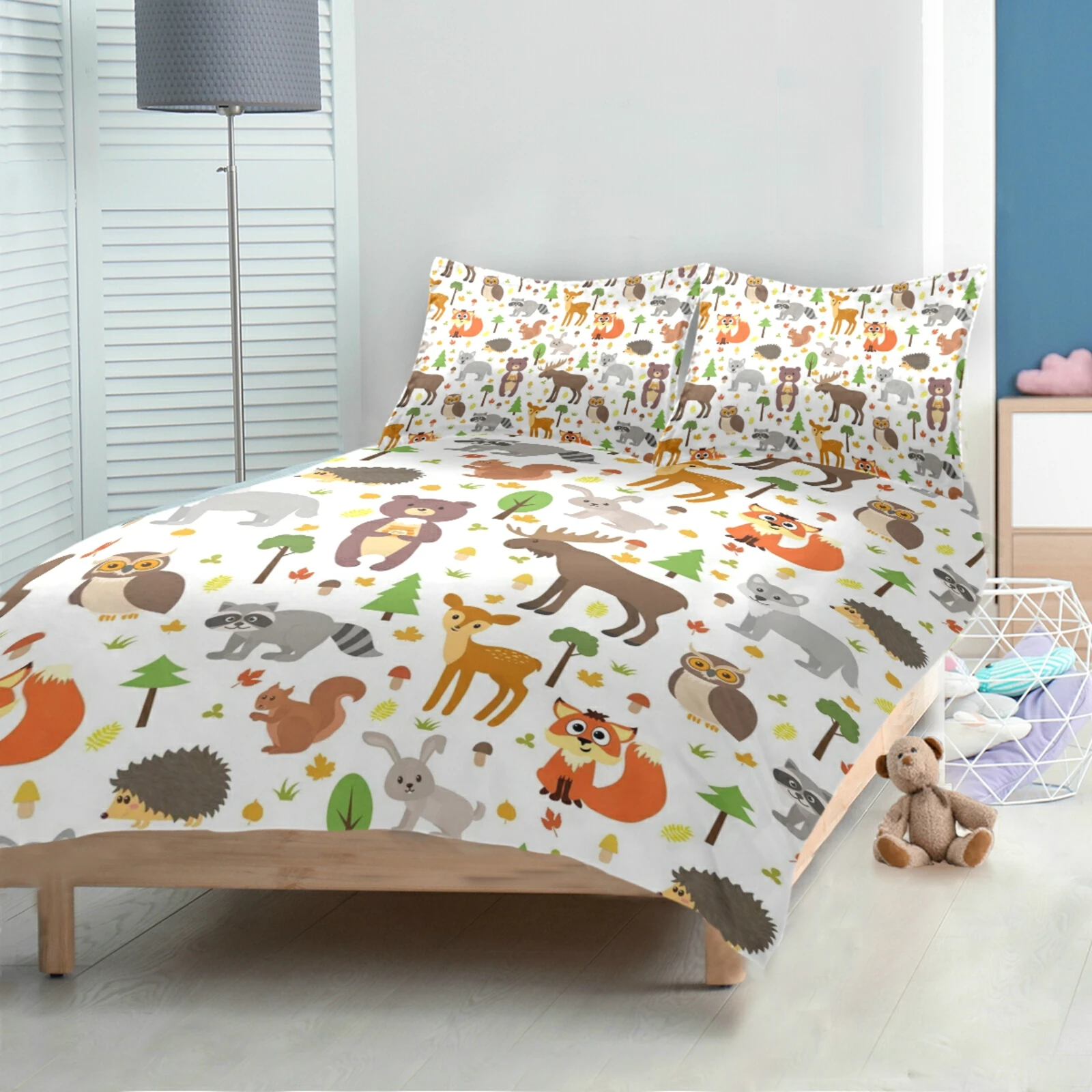 Постельное белье в скандинавском стиле постельное европейском с мультяшным