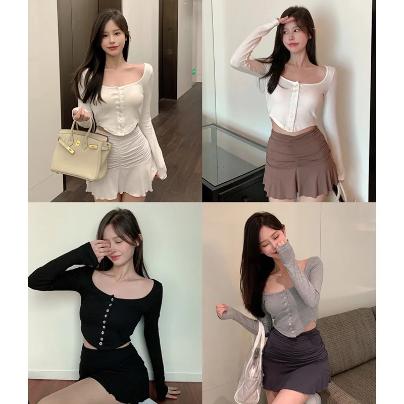 

Single-Breasted Collar Popular Design Long Sleeve