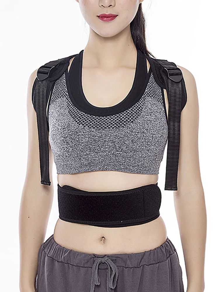

Adjustable Adult Corset Back Posture Corrector Therapy Shoulder Lumbar Brace Spine Support Belt Posture Correction For Men Women