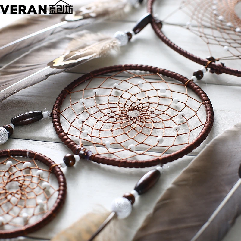 

Dream Catcher Handmade Feather Dreamcatcher Wall Hanging Ornament Bedroom Decor Home Room Decoration Crafts Birthday Gift