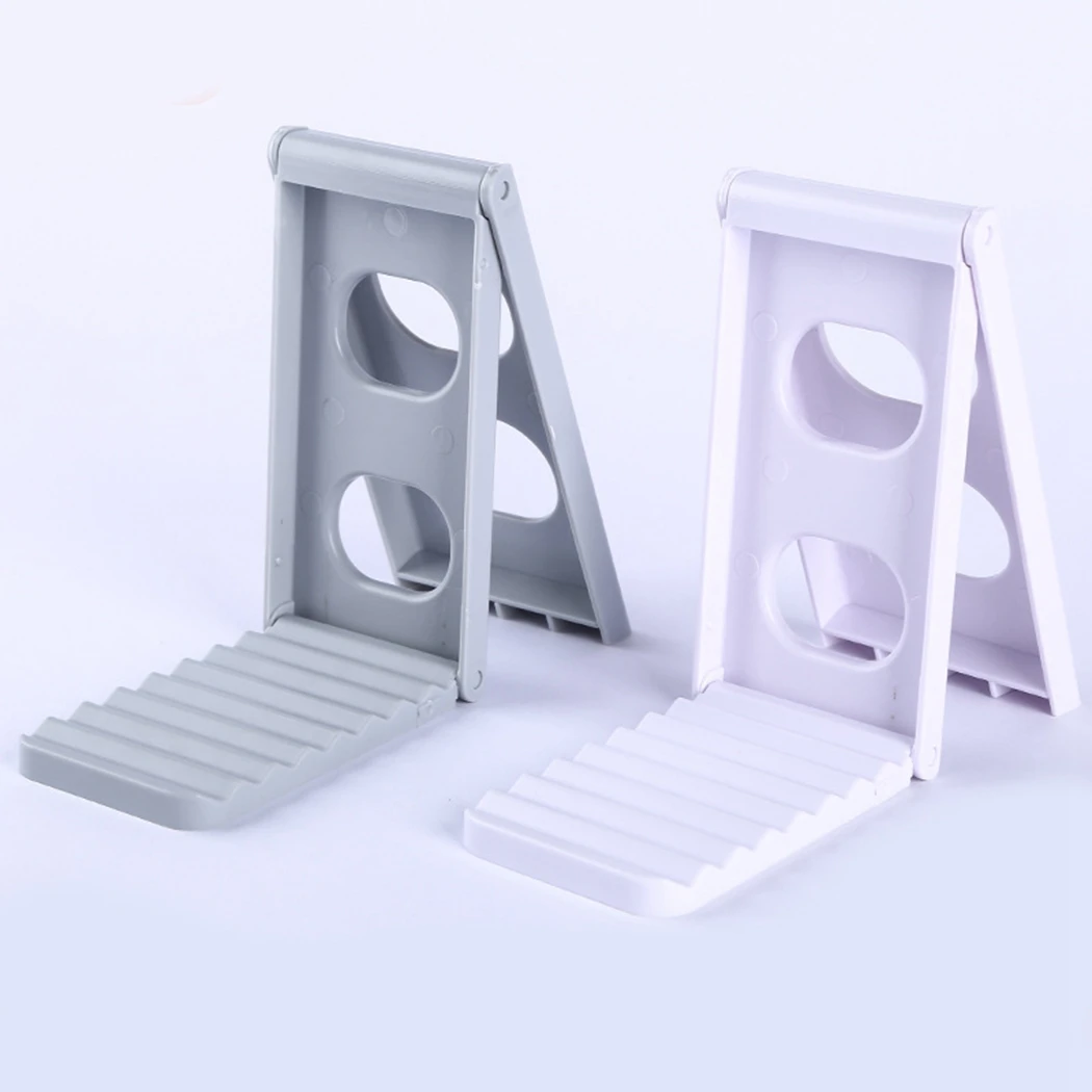 

Pot Cover Lid Rack Stand Pot Spoon Holder Foldable Plastic Pot Lid Stand Pot Storage Rack With Drip Pad Spoon Rest Space Saving