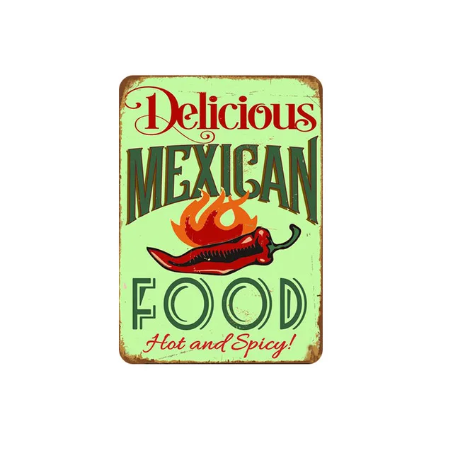 

Fast Food Delicious Hamburger Picture Restaurant Kictchen Wall Decor Metal Plaque Vintage Iron Painting Tin Sign Home Decoration