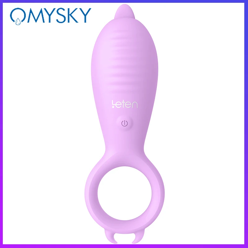 Omysky кольцо-вибратор на пенис секс-игрушки для мужчин Вибрирующая Задержка
