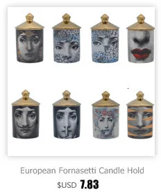 Креативная керамическая банка для хранения Fornasetti кухонный пищевой контейнер банка для конфет Маленькая ваза для гостиной настольные декоративные аксессуары
