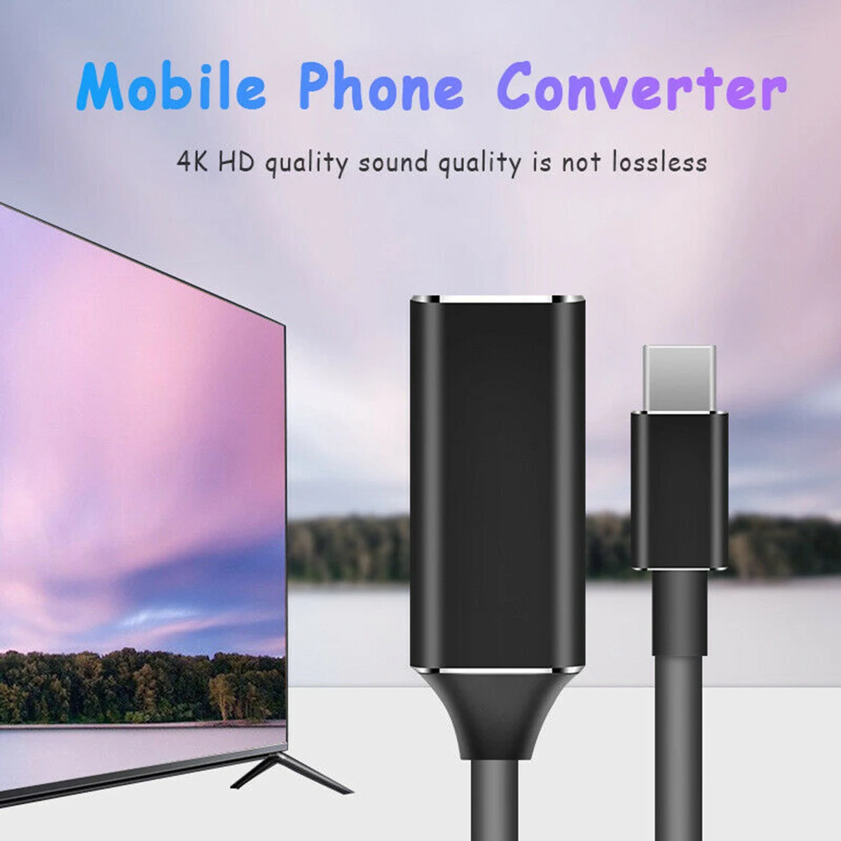 SOONHUA Тип с разъемами типа C и hdmy кабеля переходника USB 4K HD конвертер для