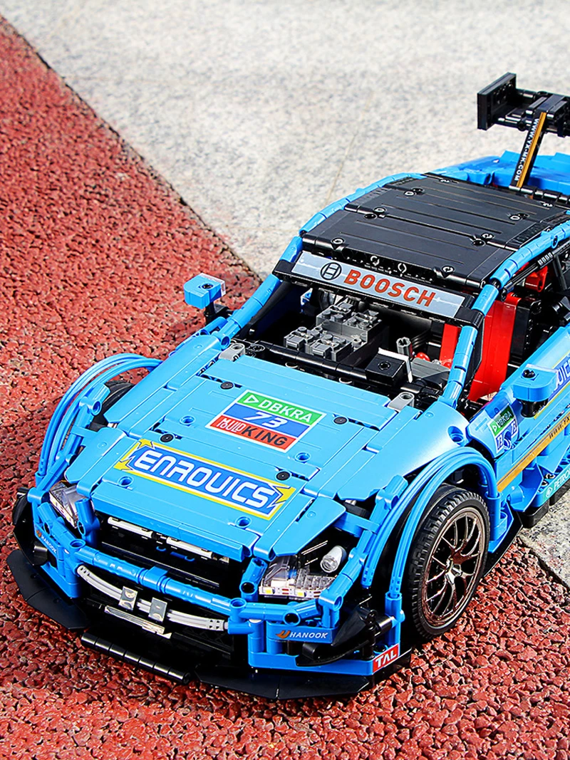 Плесень KING 13073 спортивный RC гоночный автомобиль G63 Дрифт приложение дистанционное управление 1968 шт Строительные блоки техника Детские игрушки подарочные кубики