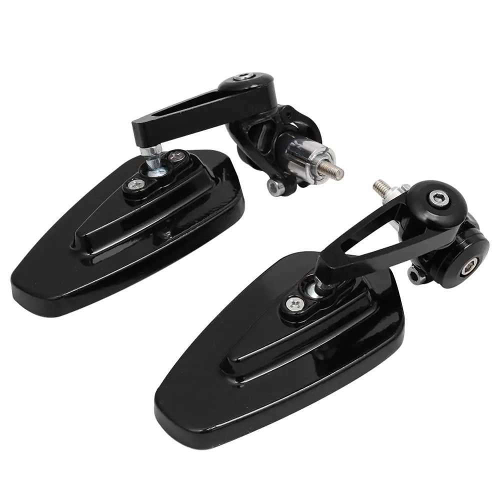 

2Pcs Motorcycle Aluminum 7/8" 22mm Bar End Side Rearview Mirror Universal Motorbike Bike Handlebar Rear View Mirrors Universal