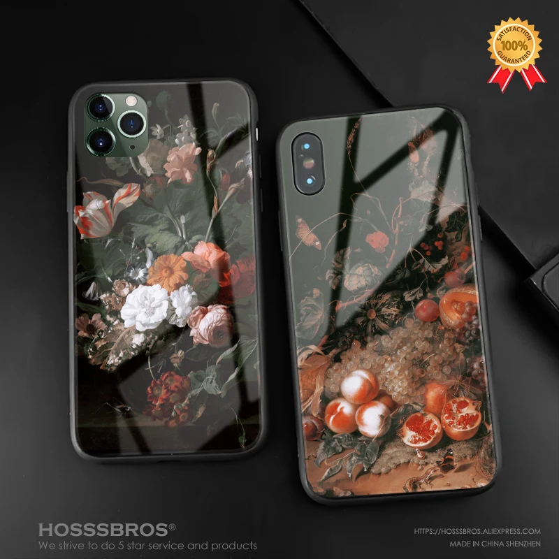 Мягкий силиконовый чехол для телефона Rachel Ruysch с цветочным рисунком iPhone6 6s 7 8 Plus X XR