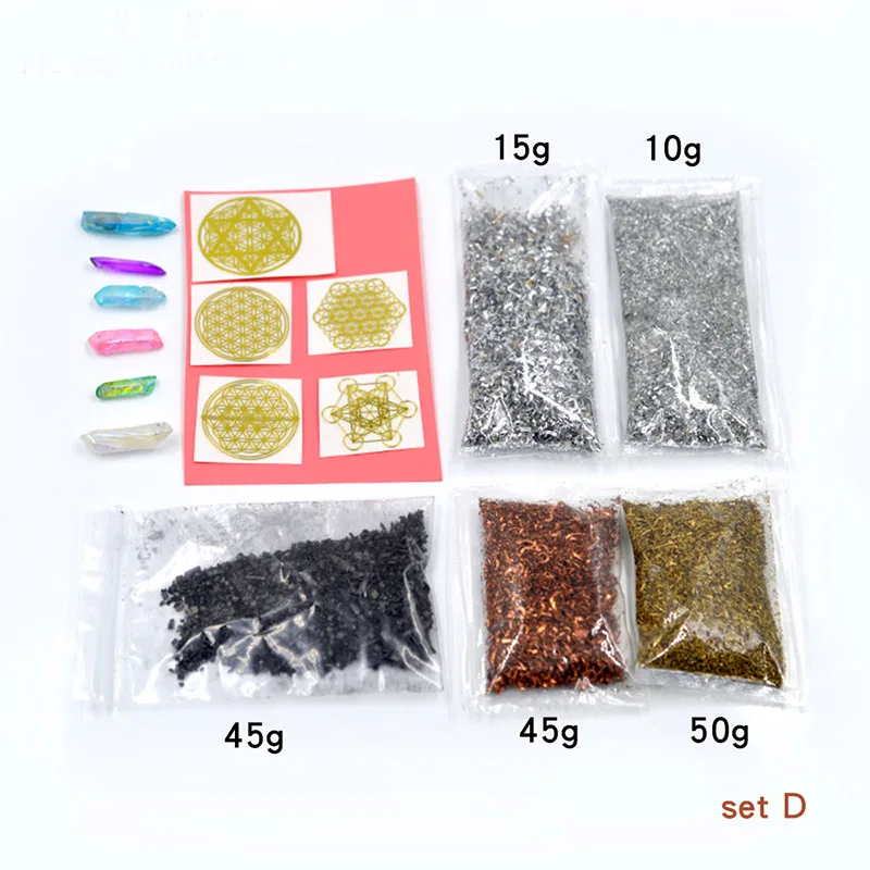 Virutas Железный хрустальный камень латунные стружки медная алюминиевая пудра